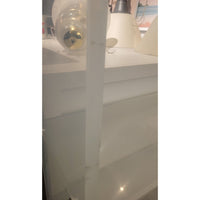Cloudy Lucite Bookshelf (AS IS) - colletteconsignment.com