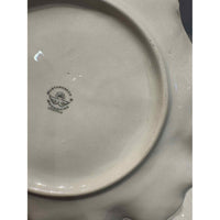 Pair of Cream Porcelain Leaf Dishes by Musterseed 'Moonshine'