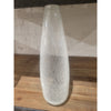 White Crackle Glass Vase