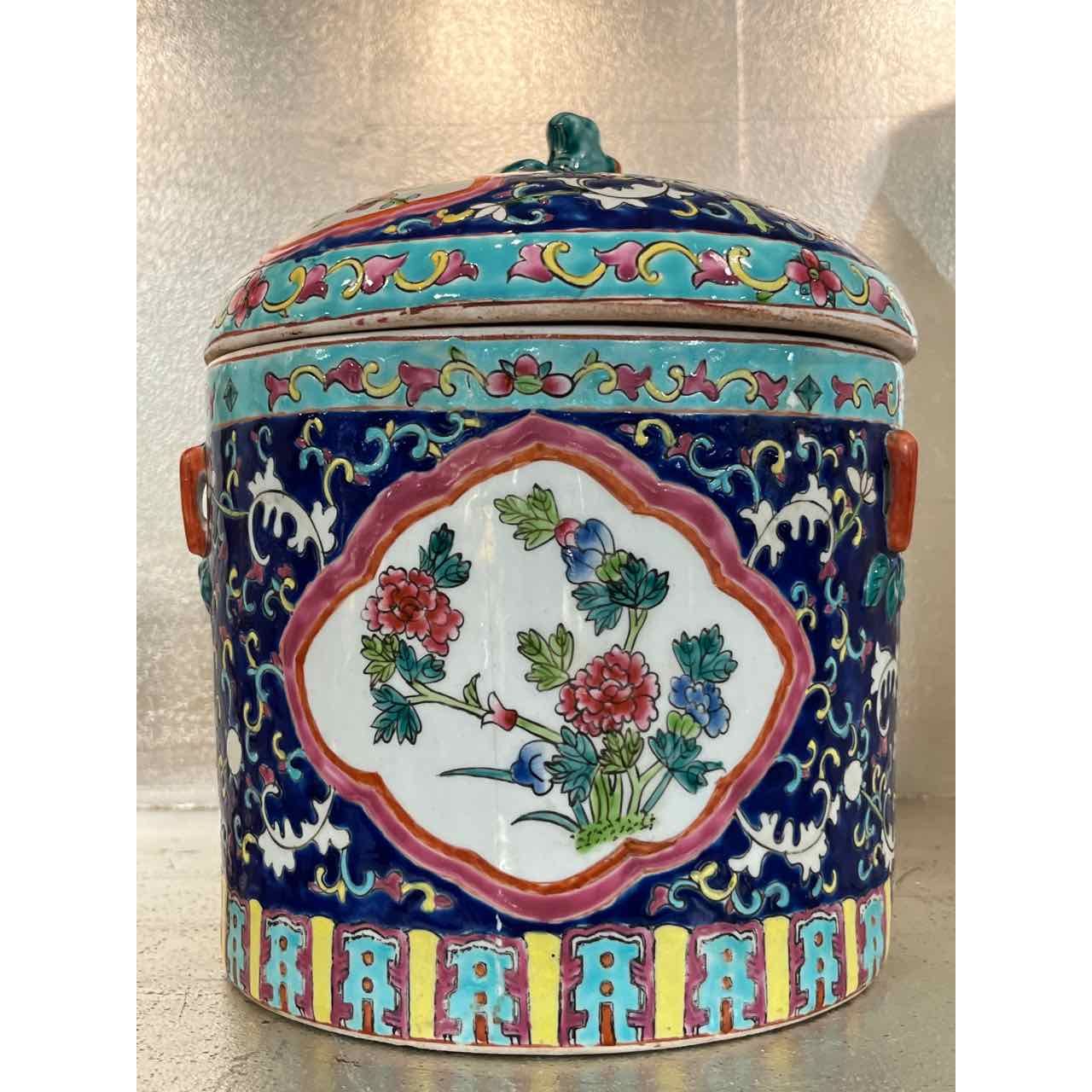 Chinese Jar w/Lid