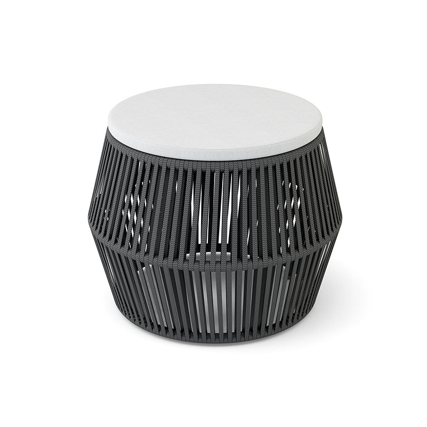 Chambers Outdoor Ottoman in Rosewood