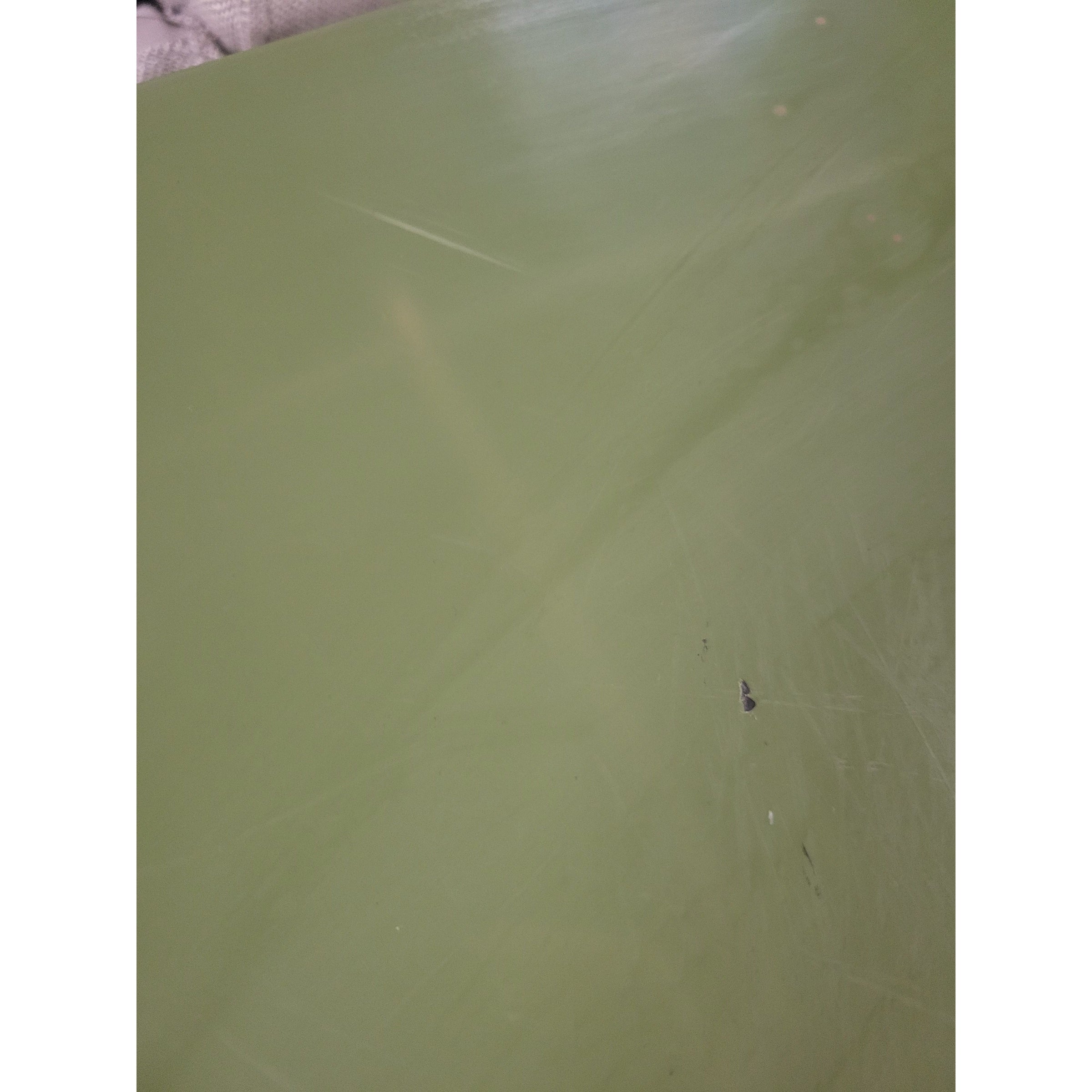 Custom KRB Brass Console Table w/ Green Lacquer Top by Lacquer Co. (AS IS)