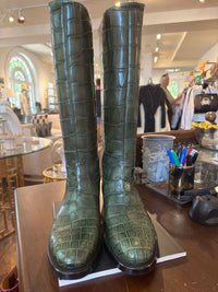 Shoe Size 8.5 Gucci Green Boots