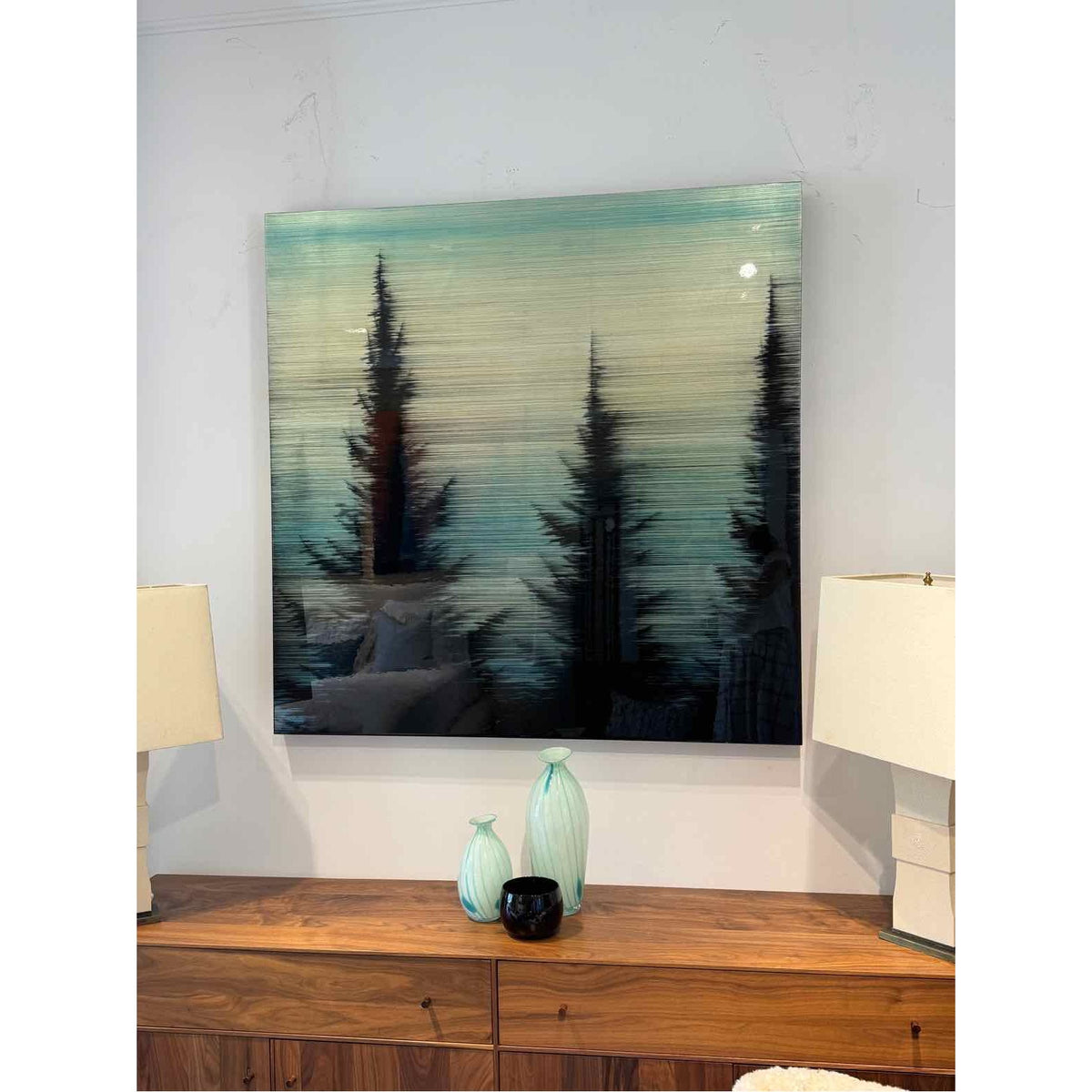 'Changes' 2007 L.E. Teal Resin Print by Hamilton Aguiar