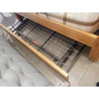 Twin-Sized French Empire Style Pine Bed w/ Twin Trundle