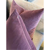 PAIR of Custom Purple Velvet Pillows