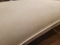 Suede Chaise on Lucite Base by Vladimir Kagan Couture - AS IS