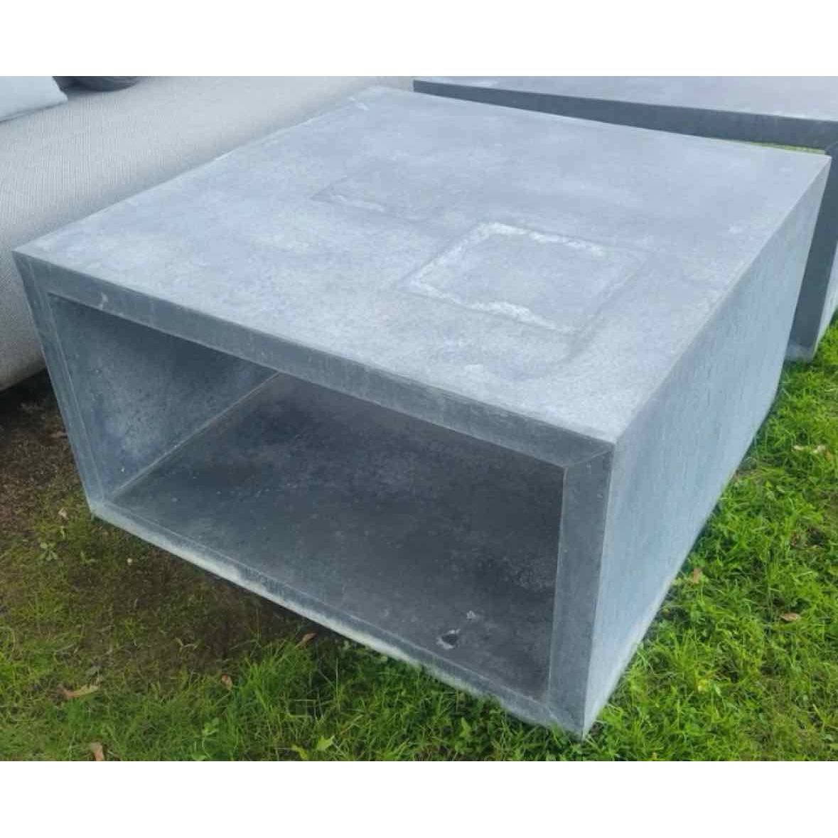 Open Square Metal Coffee Table by Sutherland - AS IS