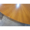 Mid-Century Oval Wood Coffee Table - AS IS