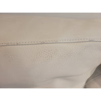 'Jackson' 7-ft Beige Leather Sofa by Room & Board - AS IS