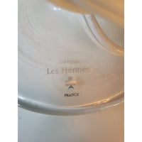 Blown Glass Table Lamp w/ Glass Shade by Les Heritiers