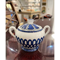 Hermes Bleus d'ailleurs Porcelain Sugar Bowl