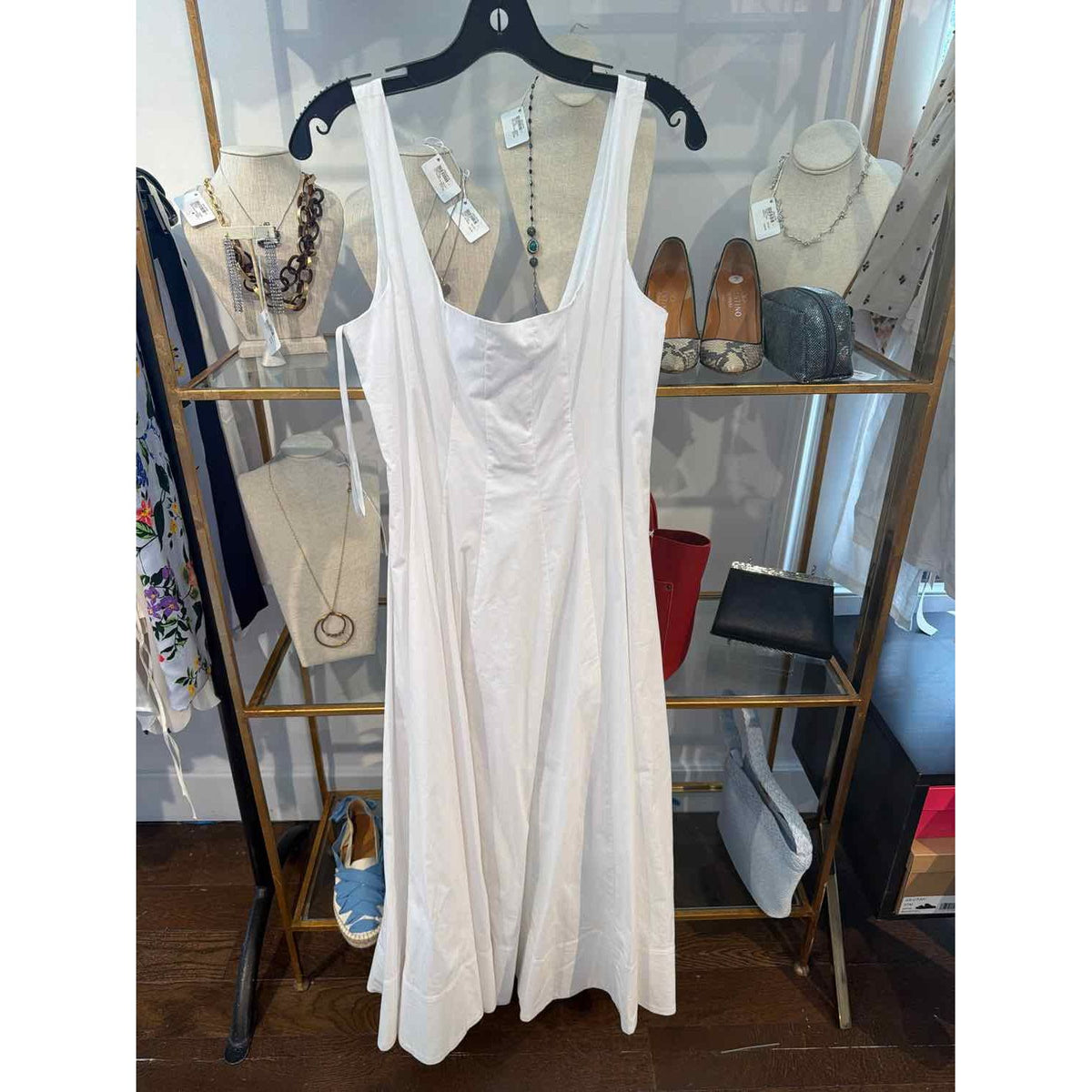 Staud Size 10 White Dress