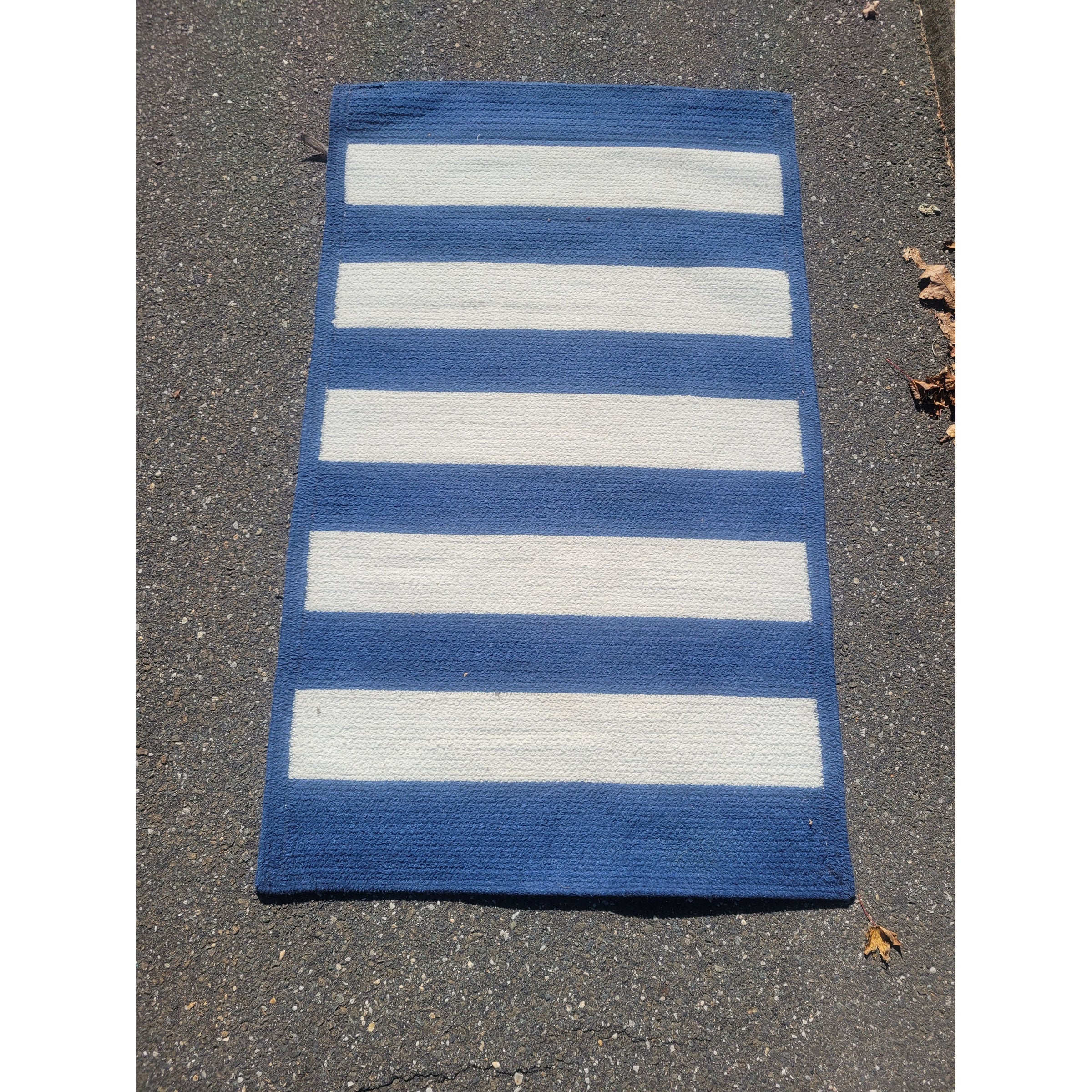 3x5 Capel Cottage Navy & White Striped Rug by PB