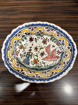 Small Portuguese Oval Bowl 6.5" x 5" x 1"H