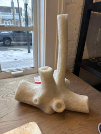 Ivory Ricestone Composite Sculpture 14"L x 11"W x 16.5"H