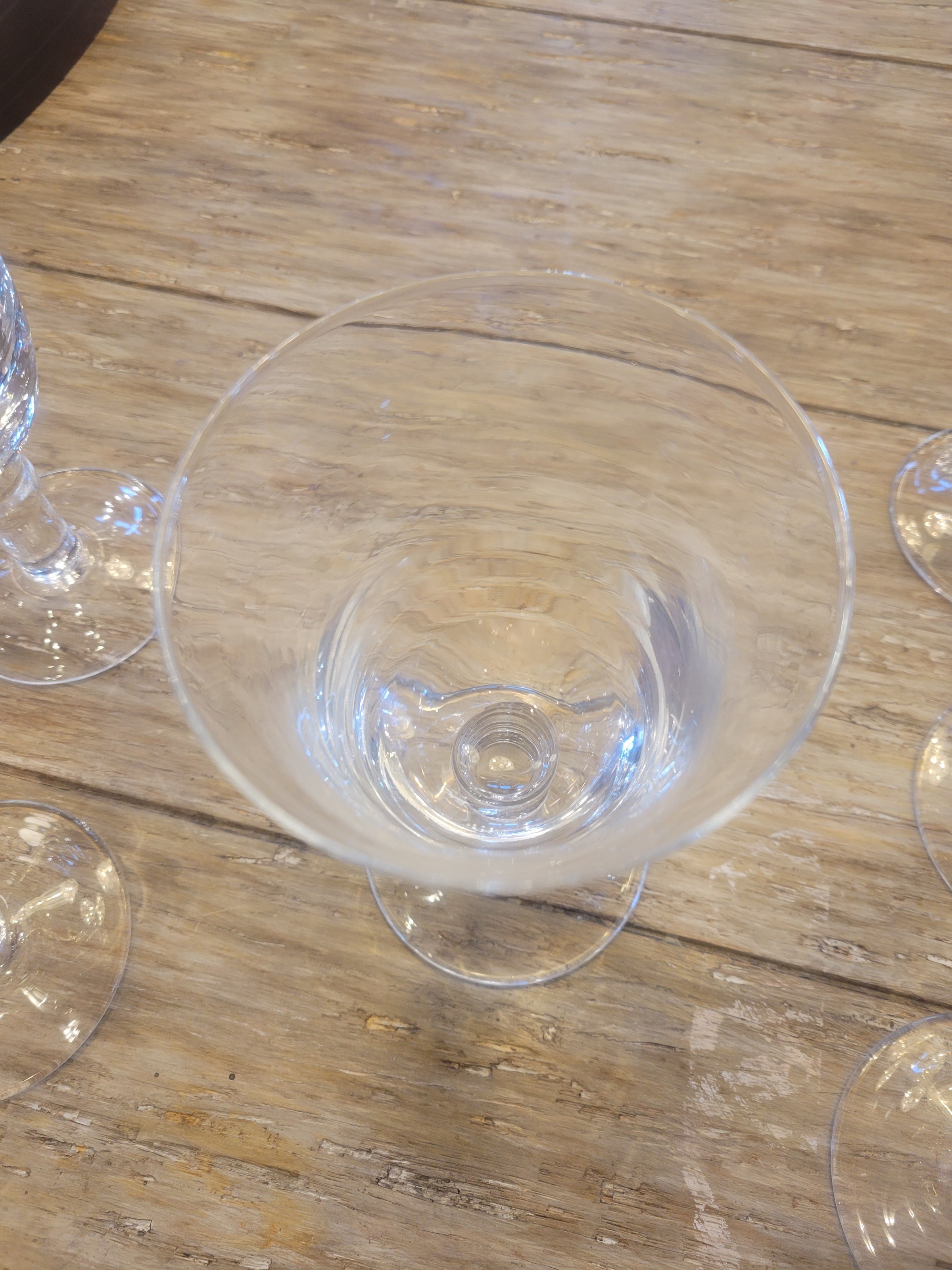 Set of 6 Wine Glasses Attrib. to Vietri Italy