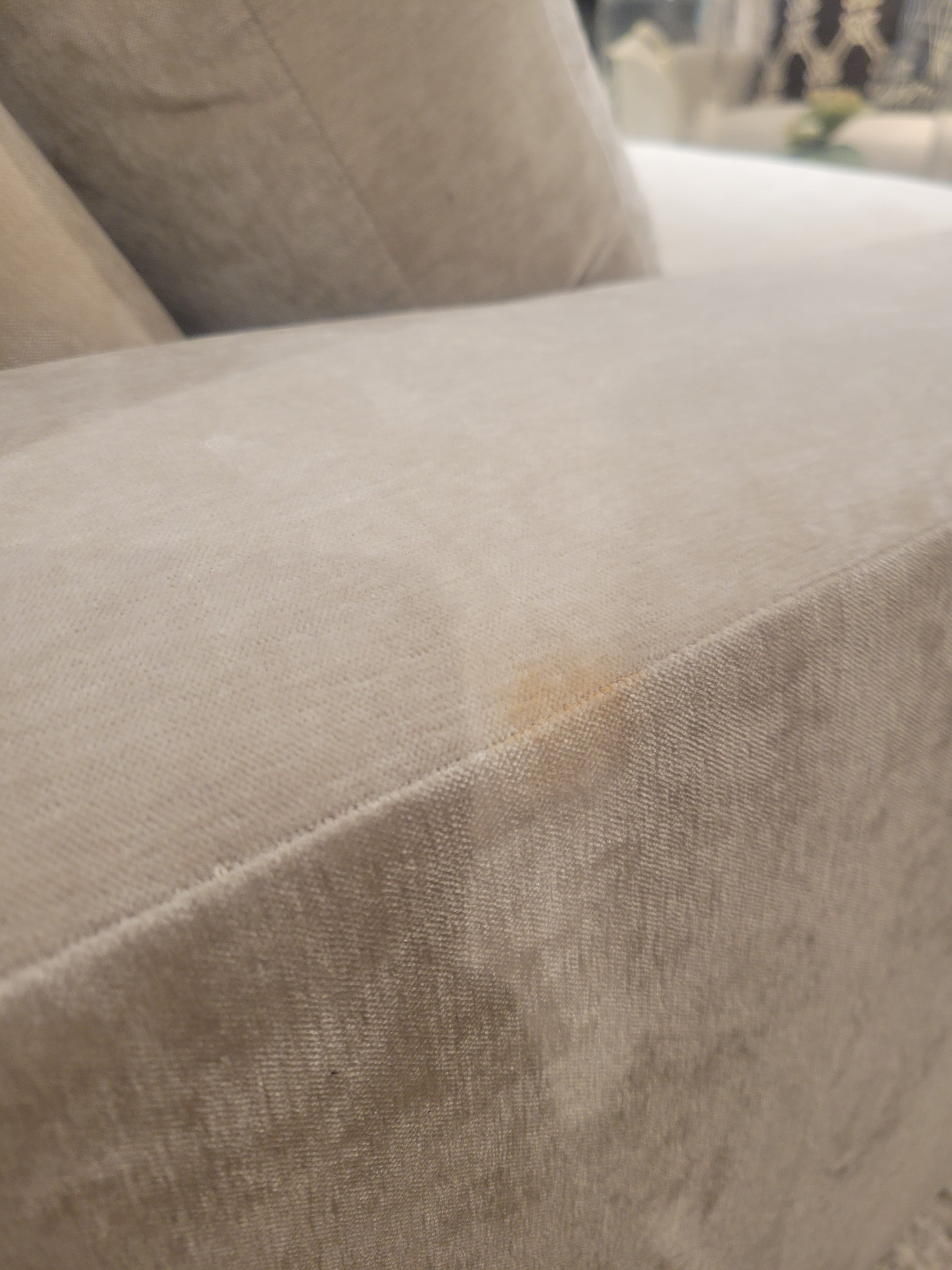 Gray Velvet Claremont Queen Sleeper Sofa by Vanguard