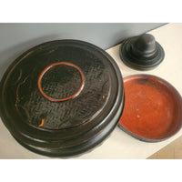 Antique Burmese Lacquer Monk Bowl Set (As Is)