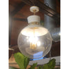 Lucia Large Glass Globe Pendant by Julie Neill for Visual Comfort in White