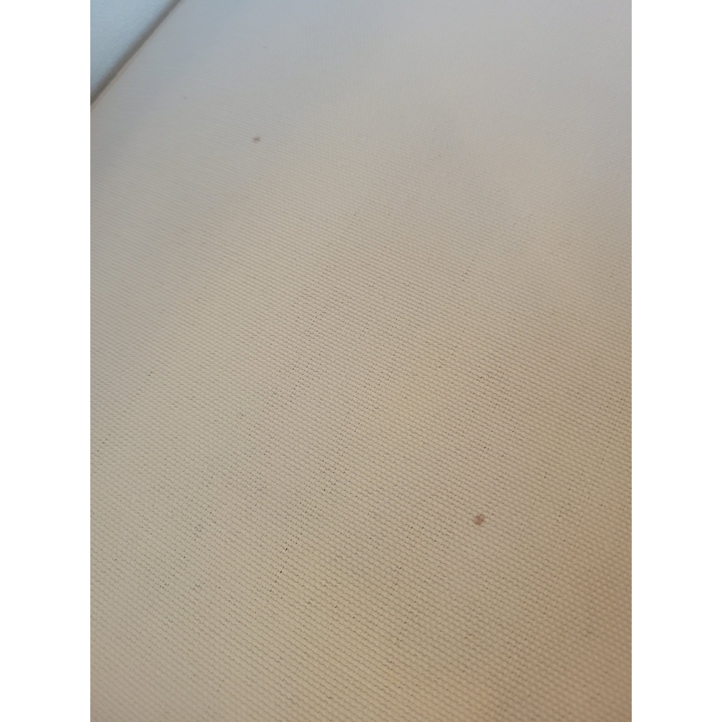 Sweden Cotton Upholstered Wood Bench - AS IS