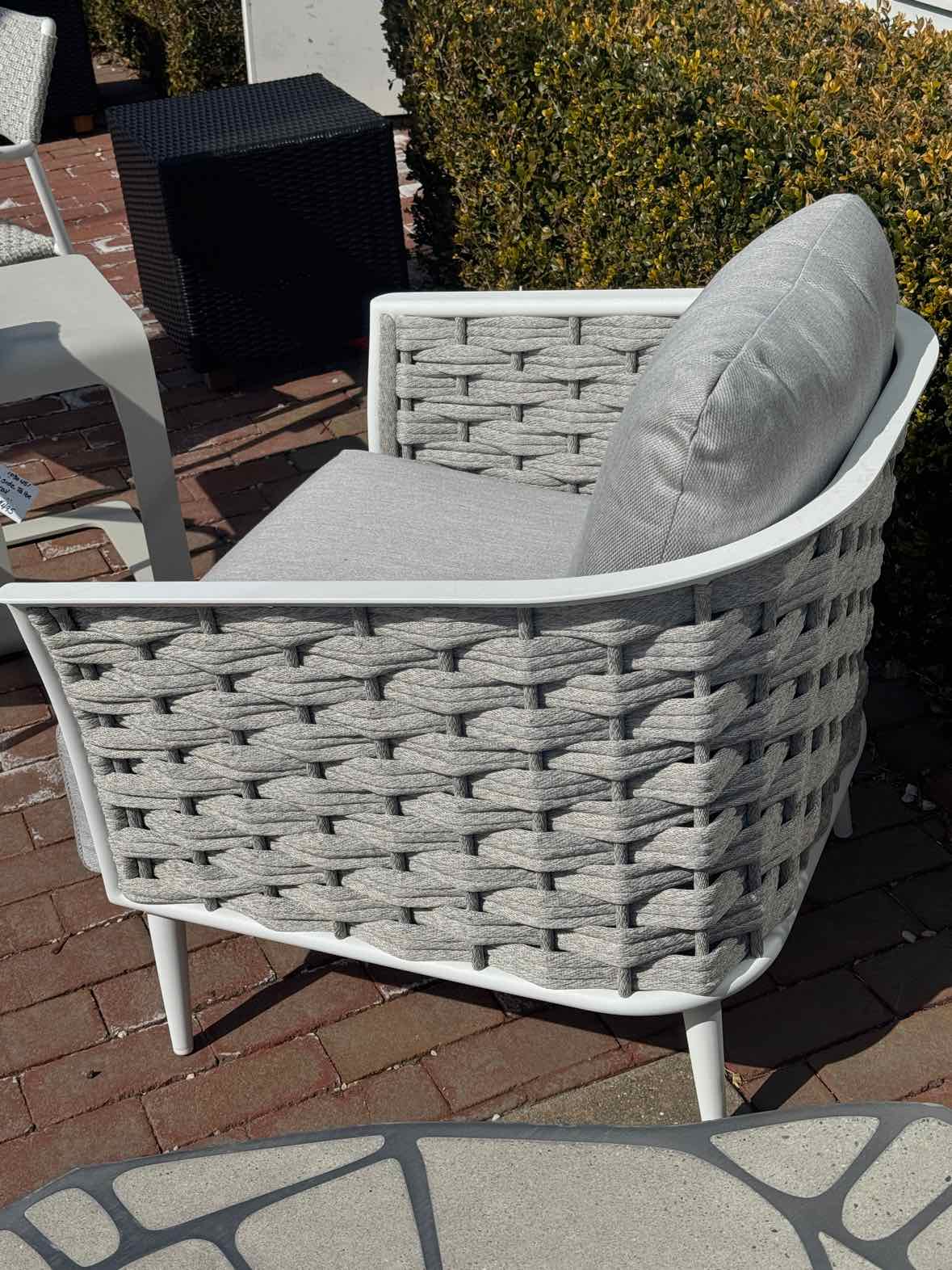 Cascade Lounge Chair in Silver