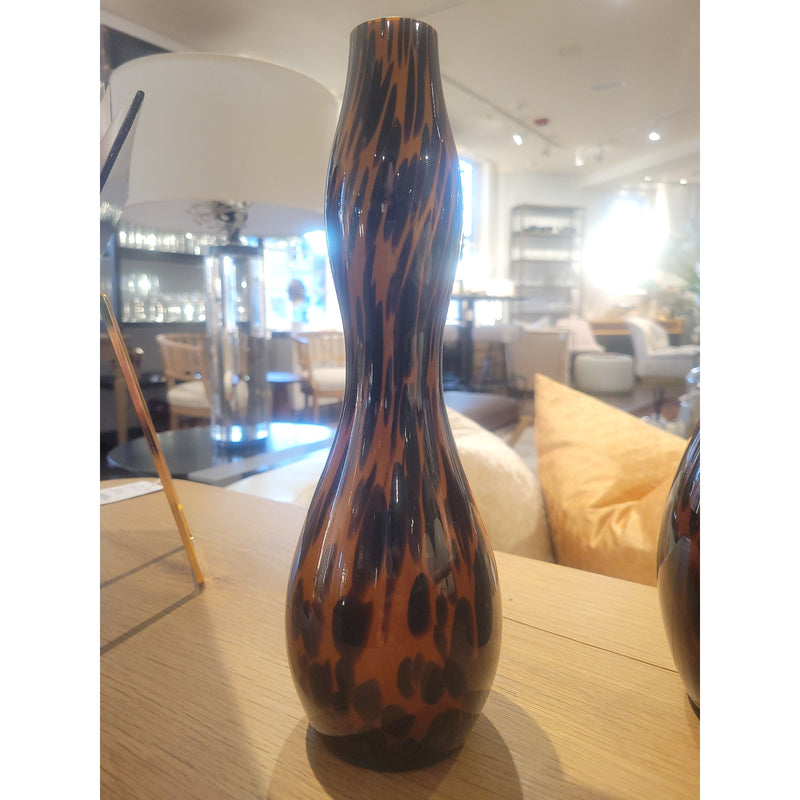 Tall Tiger Stripe Bud Vase
