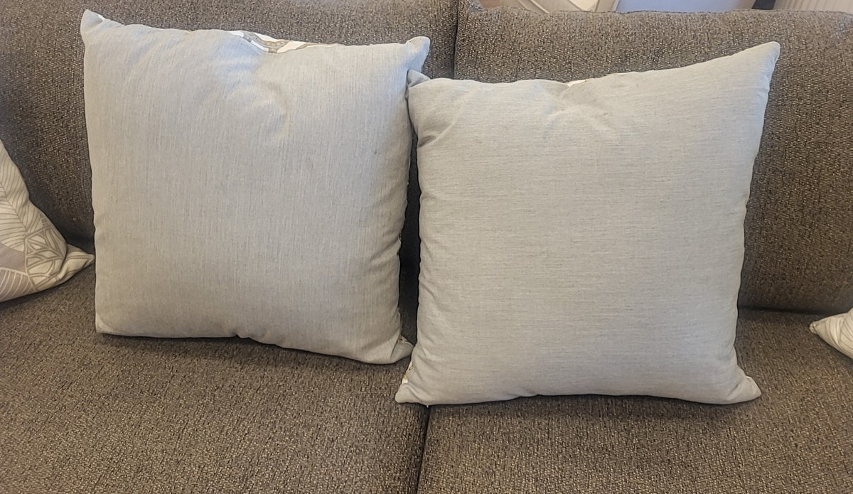 Custom Geometric Embroidered Pillows (AS IS)