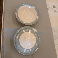 PAIR of Reflection Vegetable Bowls w/ 1 Lid by Royal Doulton - colletteconsignment.com