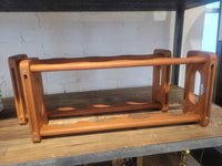 Teak 2-Pc Tabletop Wine Rack for 8 Bottles