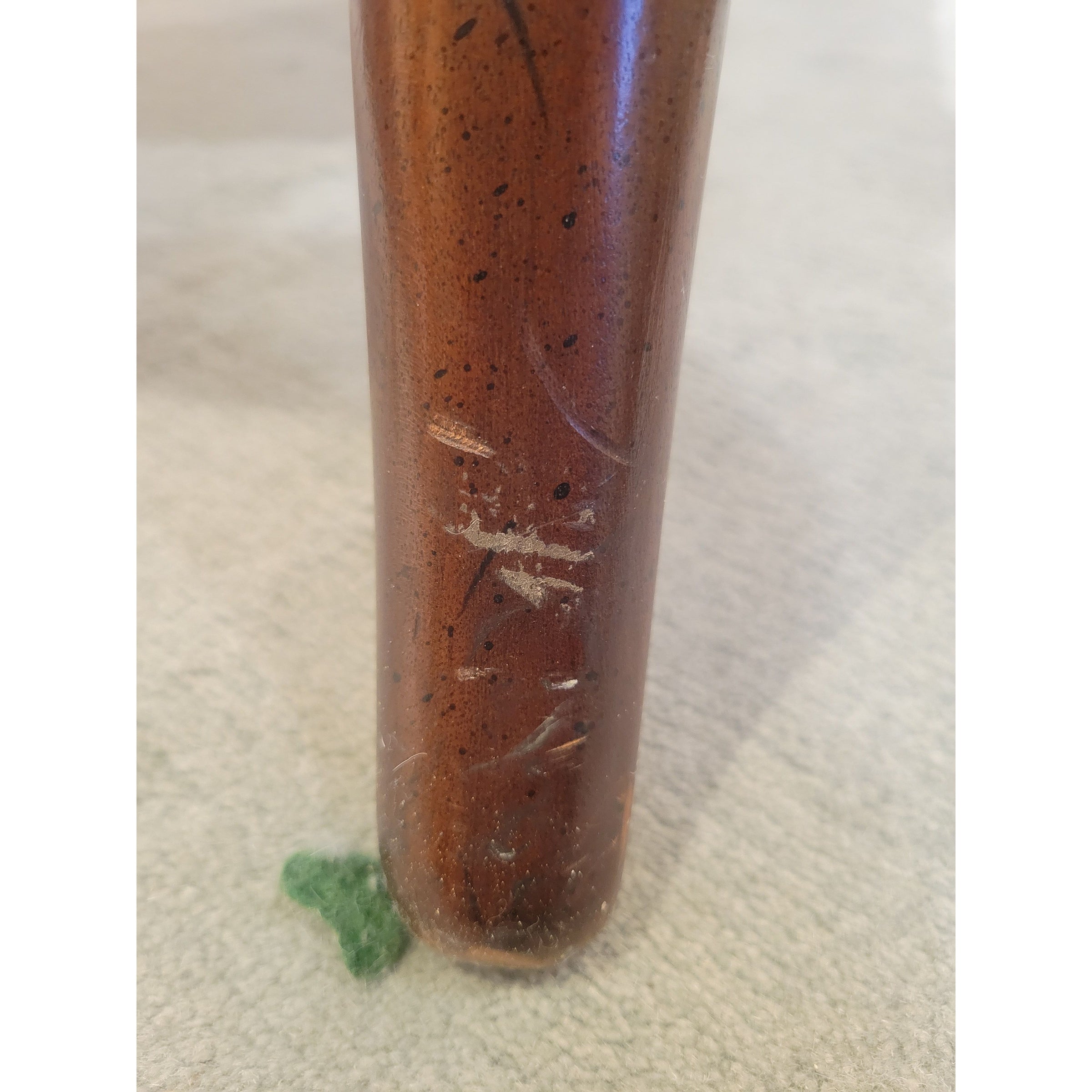 PAIR of Antique Mahogany Queen Anne Chairs w/ Upholstered Seats