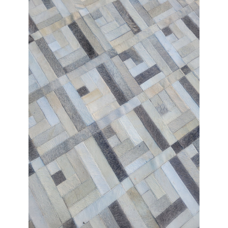 8x10 Herringbone Cowhide Rug