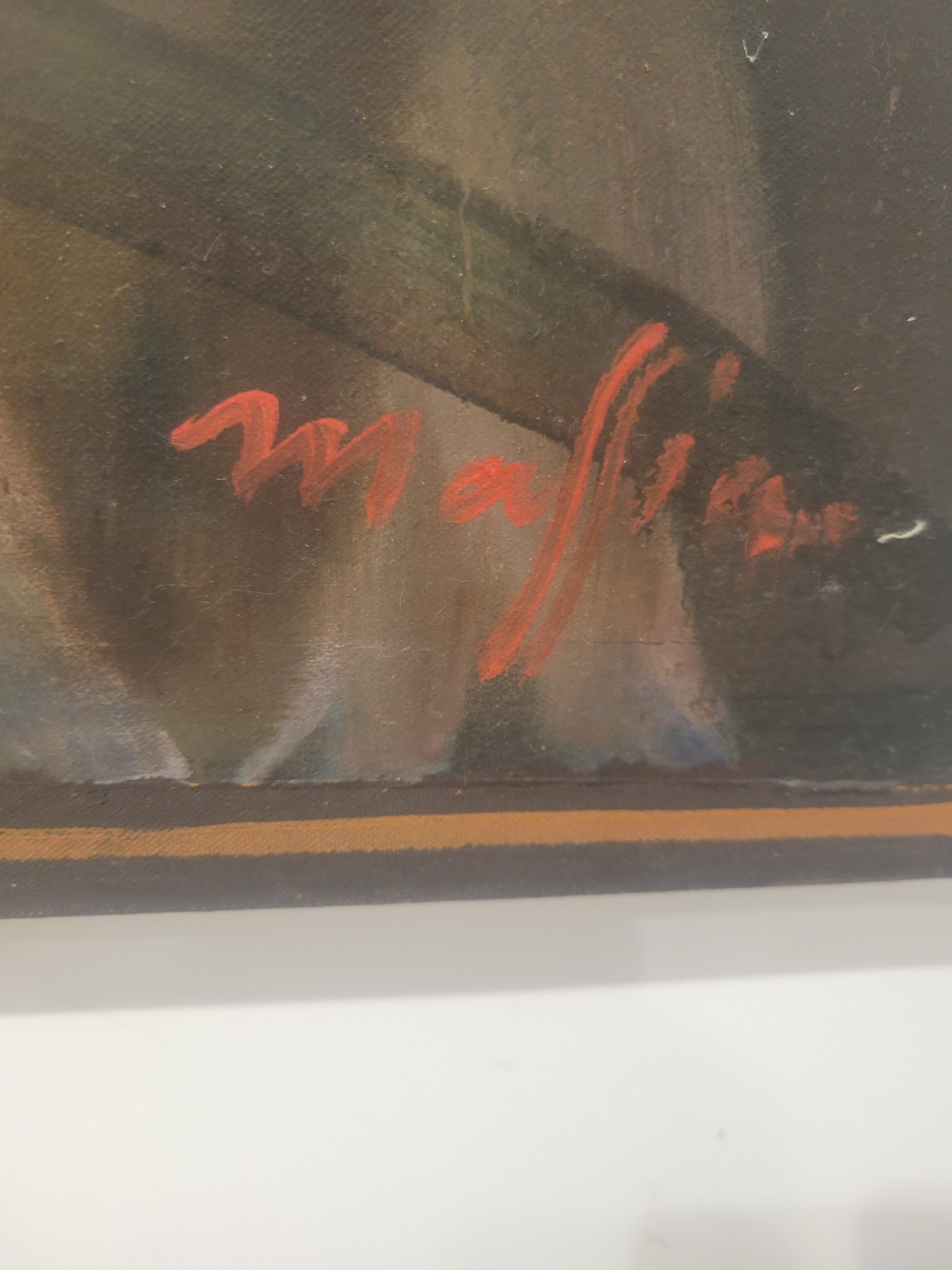 'Tiger' 1985 Oil Painting by Daniel Maffia