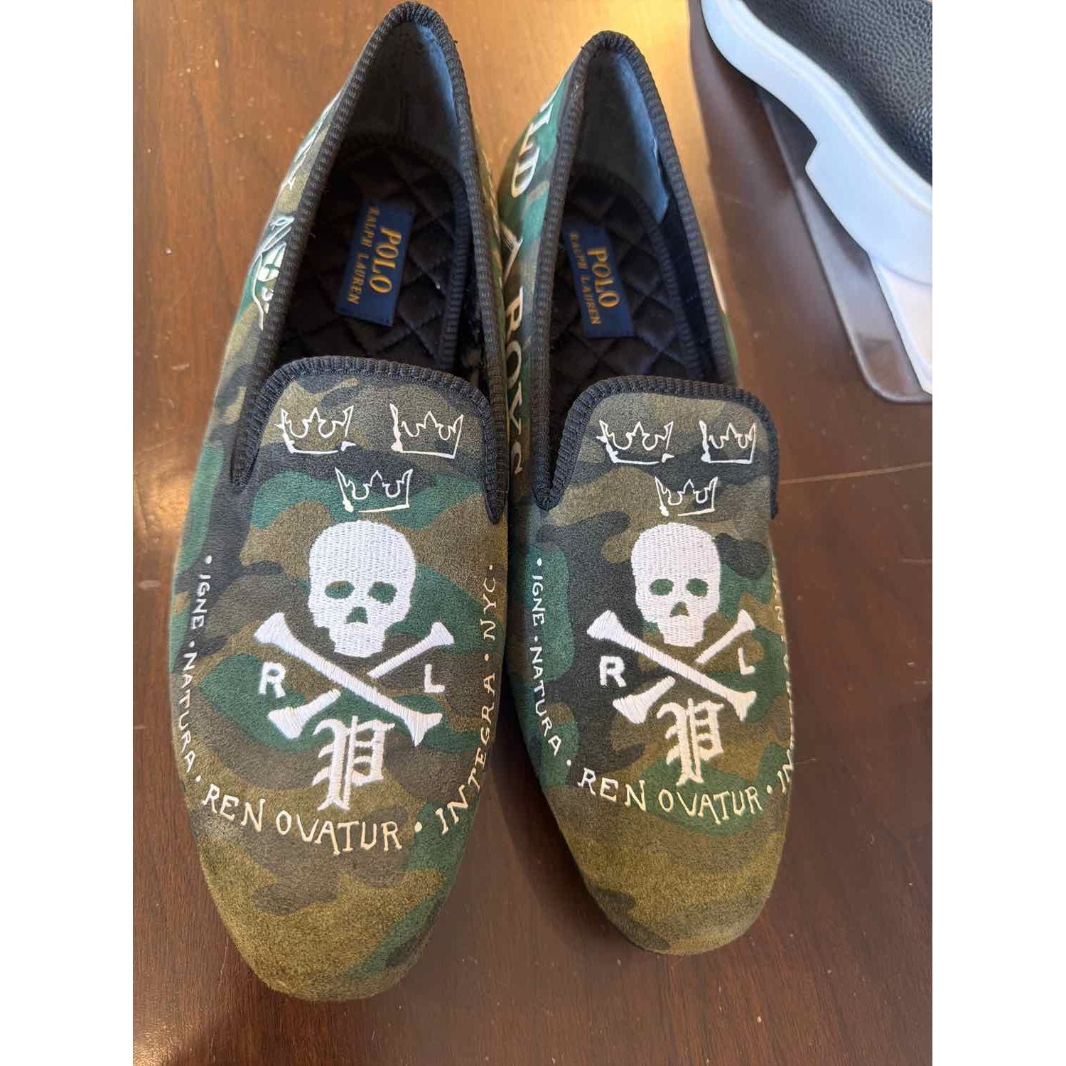 Shoe Size 9 Polo Ralph Lauren Green Loafers