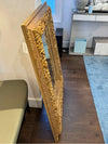 Large Rectangular Mirror w/ Carved Cherubs