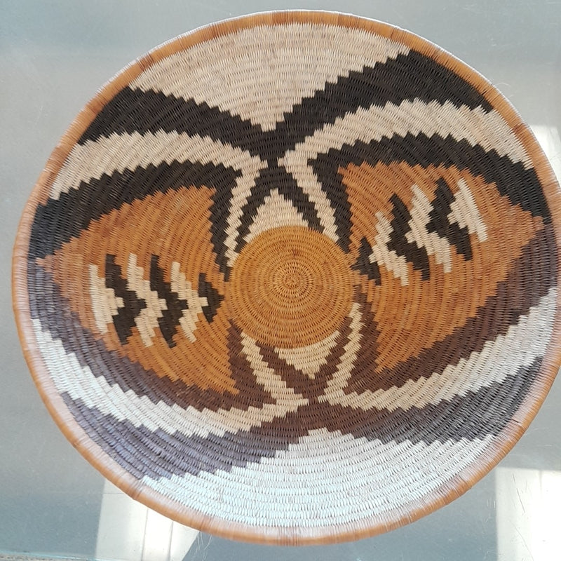 Hand Woven African Bowl, 10.25"Dx3"