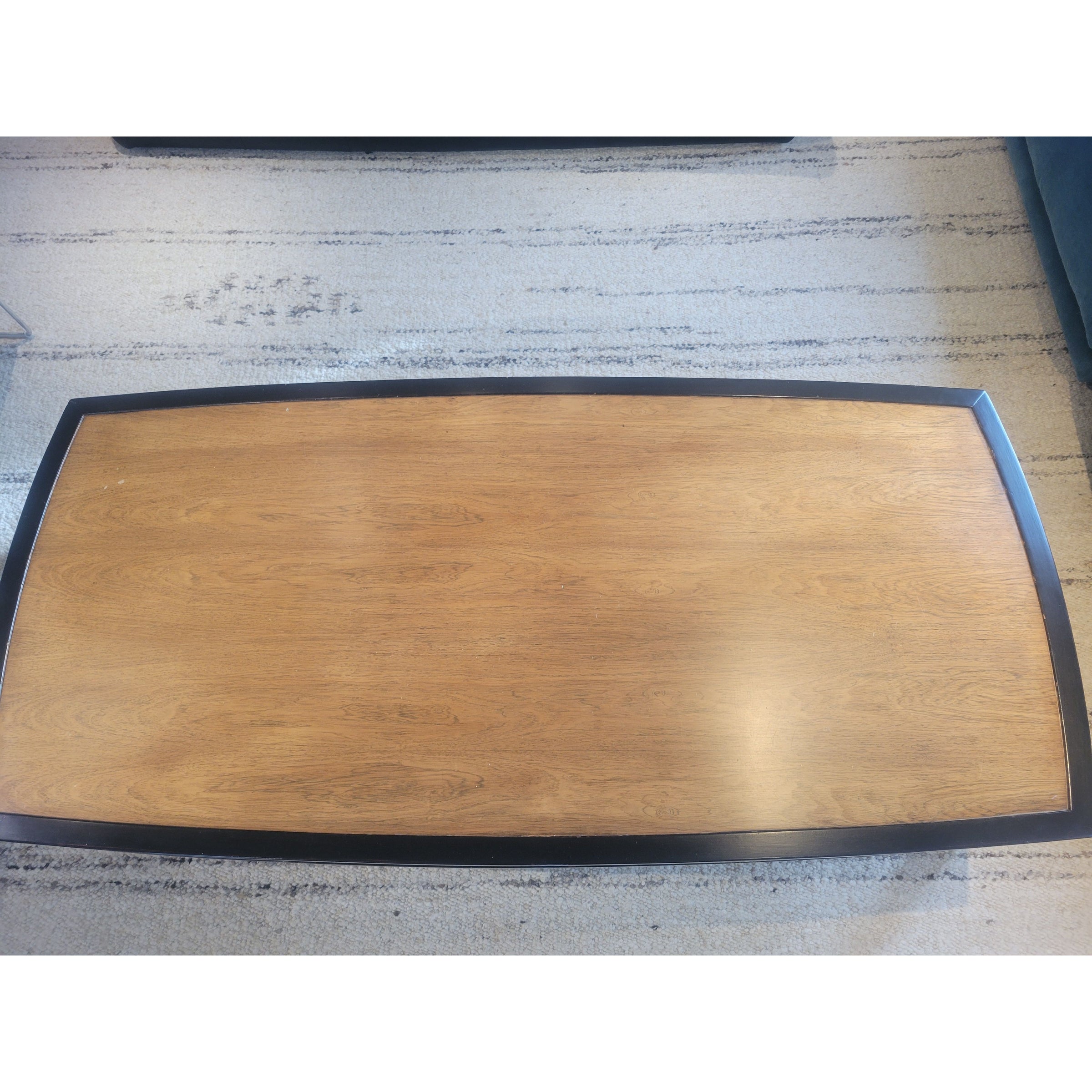 6-ft Rosewood & Oak Two-Tier Coffee Table by Edward Wormley for Dunbar - colletteconsignment.com