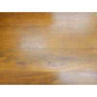Mid-Century Style Chestnut Wood & Metal 3-Drawer Desk (AS IS)