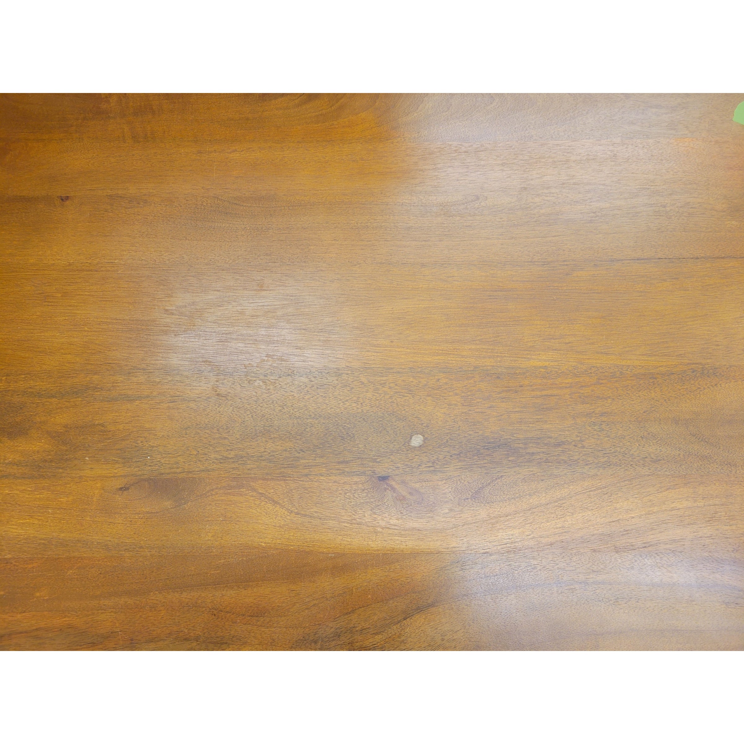Mid-Century Style Chestnut Wood & Metal 3-Drawer Desk (AS IS)