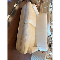 White Linen Shabby Chic 2-Seater Sofa by Rachel Ashwell