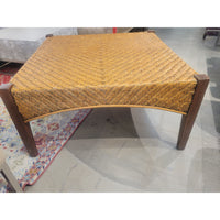 Square Woven Rattan Coffee Table by Padma's Plantation (AS IS)