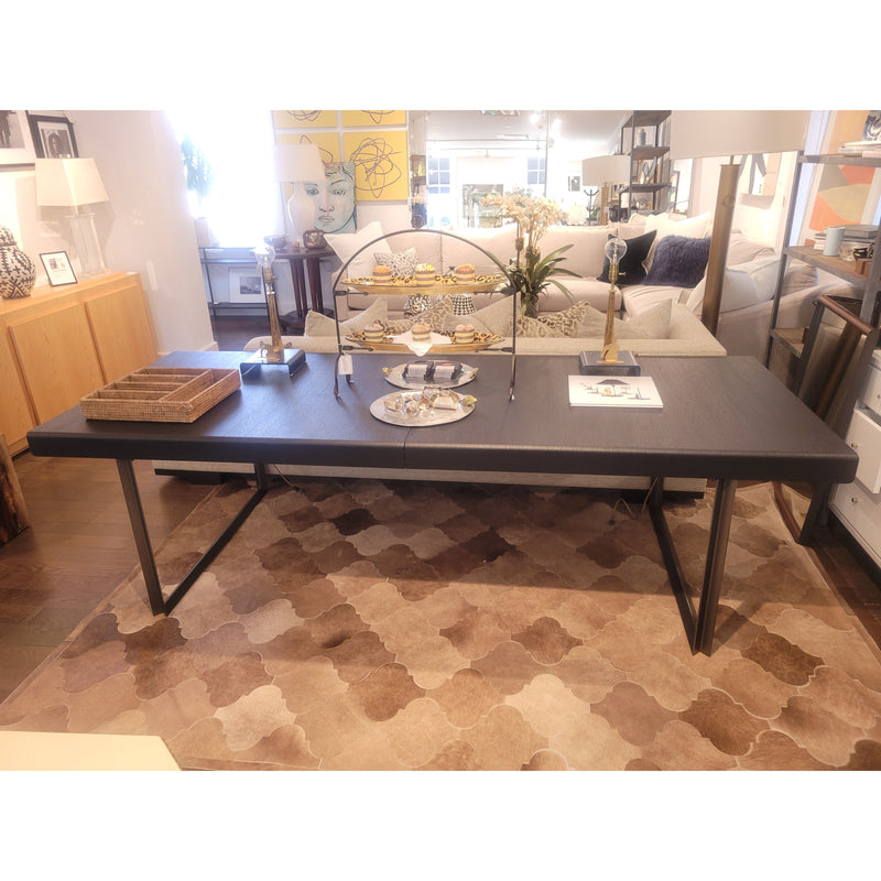 Athos 11-ft Blackwash Wood Extension Dining Table by Paolo Piva for B&B Italia