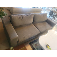 Dark Gray Italian Velvet 2-Seater Sofa by Valitalia (AS IS)
