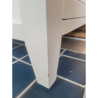 White Wood Country Sideboard w/ 4 Doors & 4 Drawers