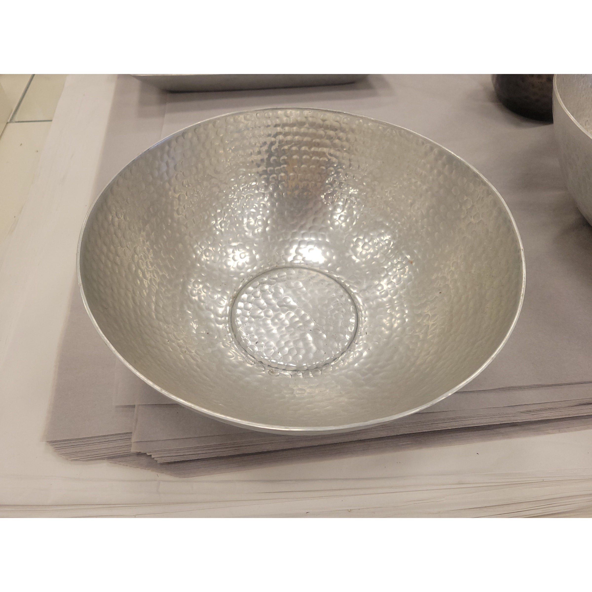 Hammered Metal Bowl by Threshold
