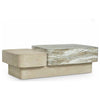 Arcadia Rectangular Wood Clay Coffee Table by Bernhardt