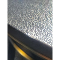 Faux Shagreen & Brass Coffee Table by RH - AS IS - colletteconsignment.com