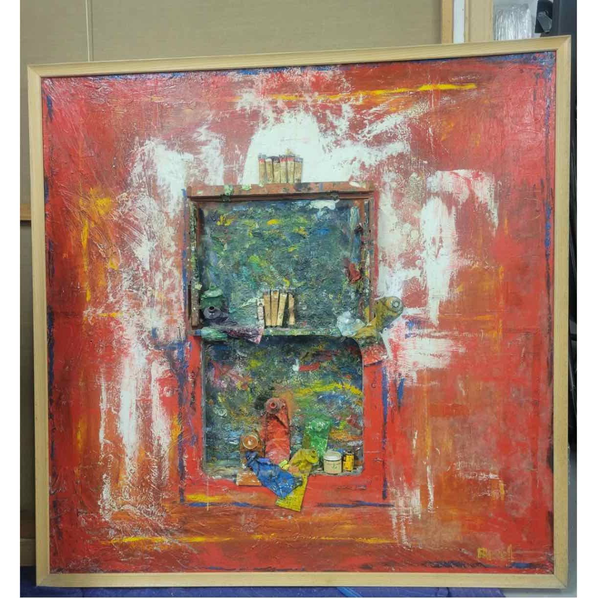 Brian Farrell, "Paint Box." 50"W x 49.5"H