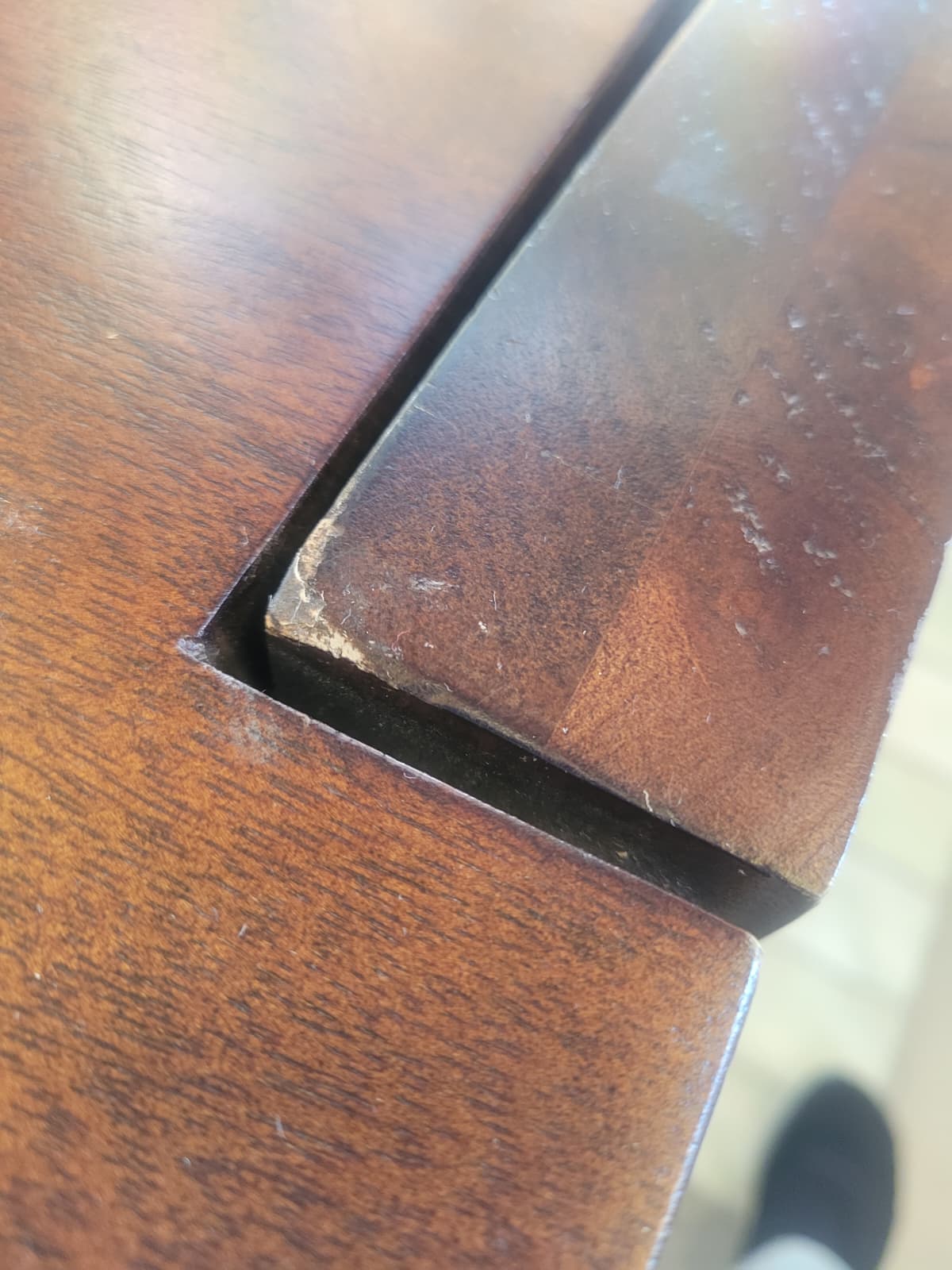 8.5-ft Wood Dining table (AS IS)
