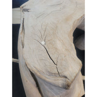 Live Edge Wood Coffee Table w/ Green Resin Pool - colletteconsignment.com